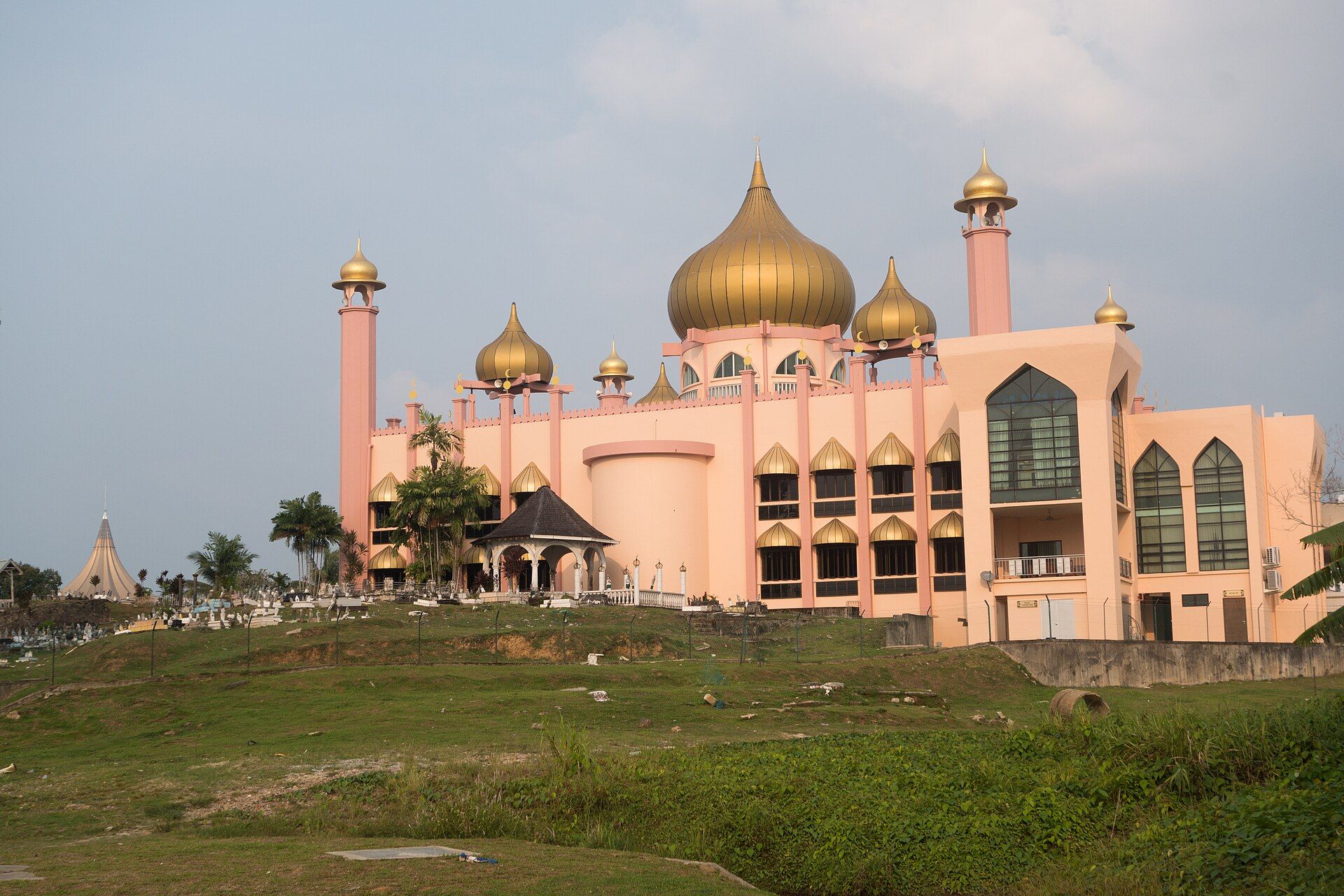 Kuching central mosque view